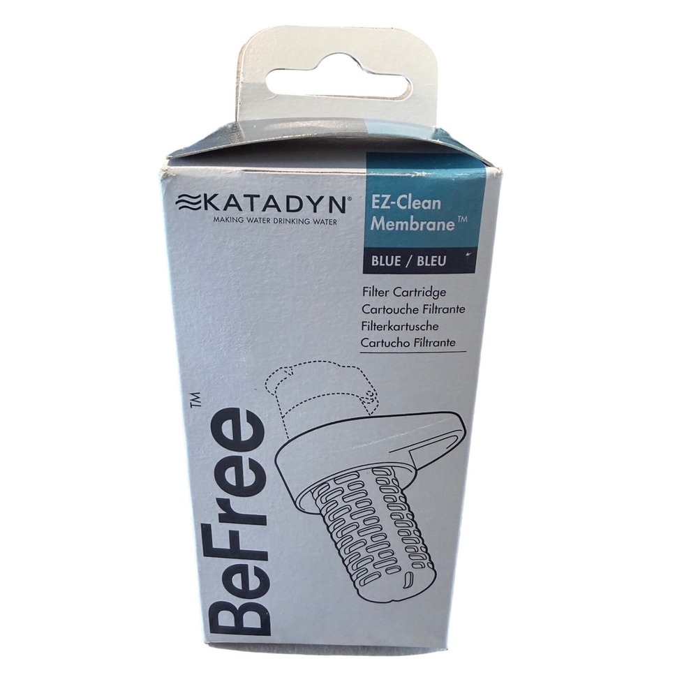 Katadyn BeFree EZ-Clean Membrane Replacement Filter Cartridge 8021404 Blue 42mm